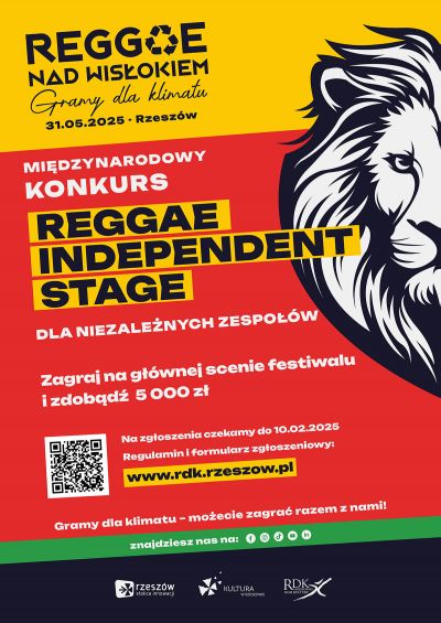 Plakat promujący Reggae Independent Stage